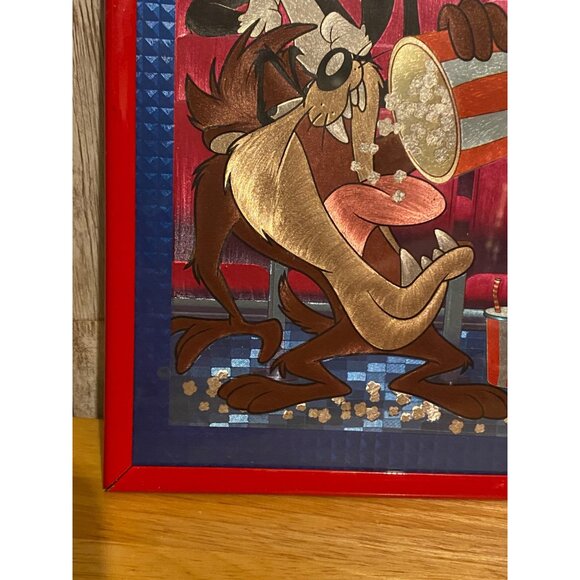 Magic Effects Looney Tunes 3D Holographic Picture Foil Art At the Movies Taz - Picture 5 of 7